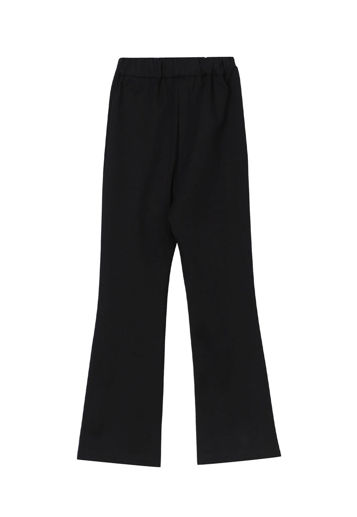 ViaMonte Shop | Miss Blumarine pantalone nero bambina in viscosa