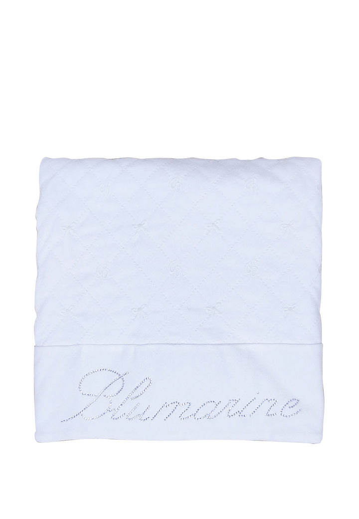 ViaMonte Shop | Miss Blumarine copertina bianca neonata in cotone