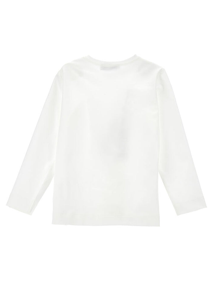 ViaMonte Shop | Monnalisa t-shirt bianca bambina in cotone