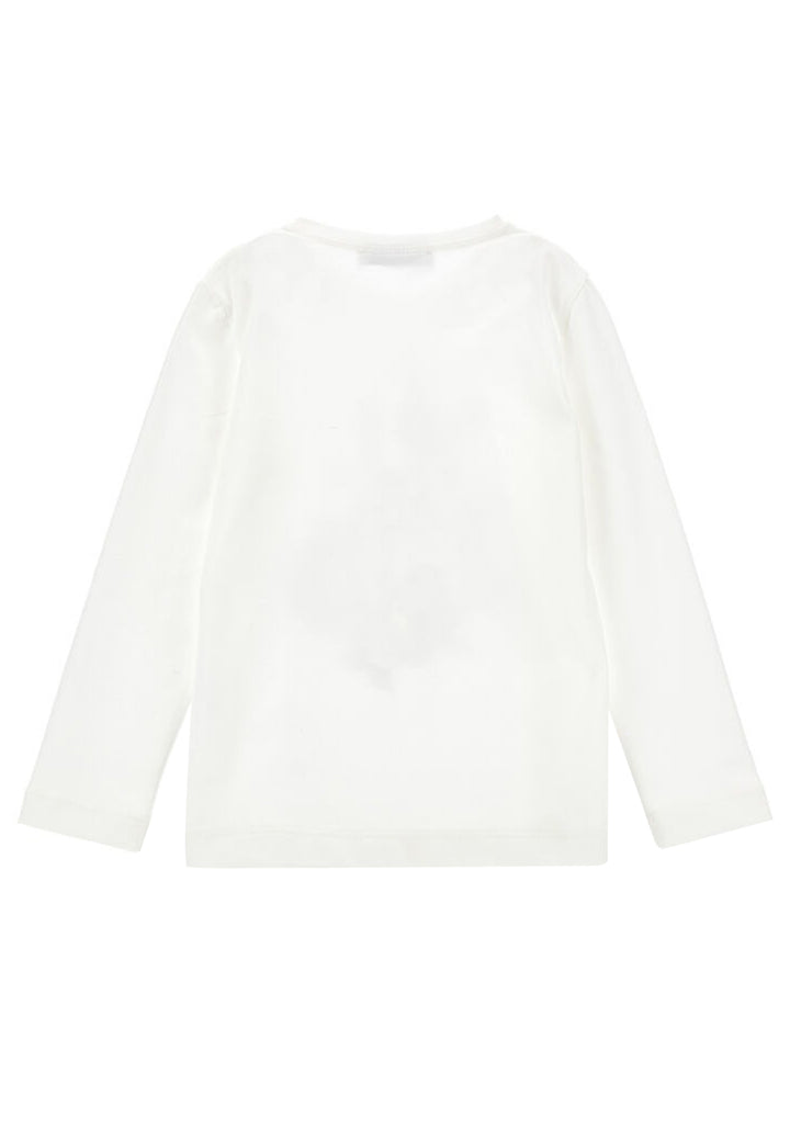 ViaMonte Shop | Monnalisa t-shirt bianca bambina in cotone