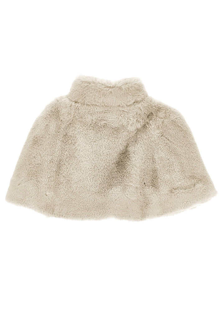 ViaMonte Shop | Monnalisa cappa beige bambina in peluche