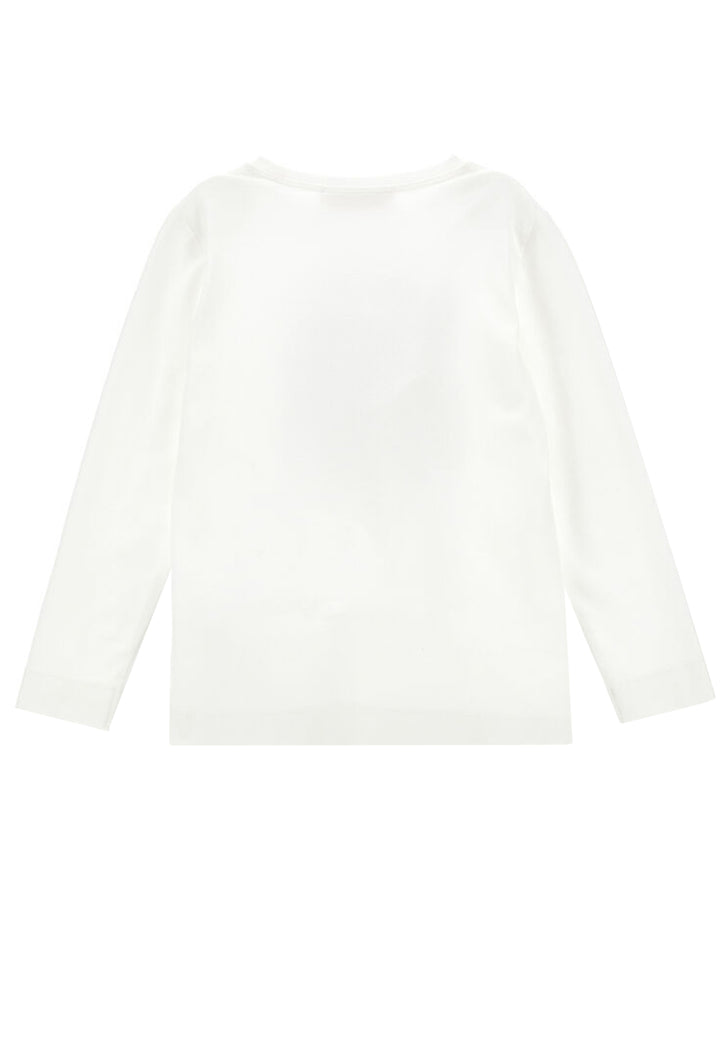 ViaMonte Shop | Monnalisa t-shirt bianca bambina in cotone