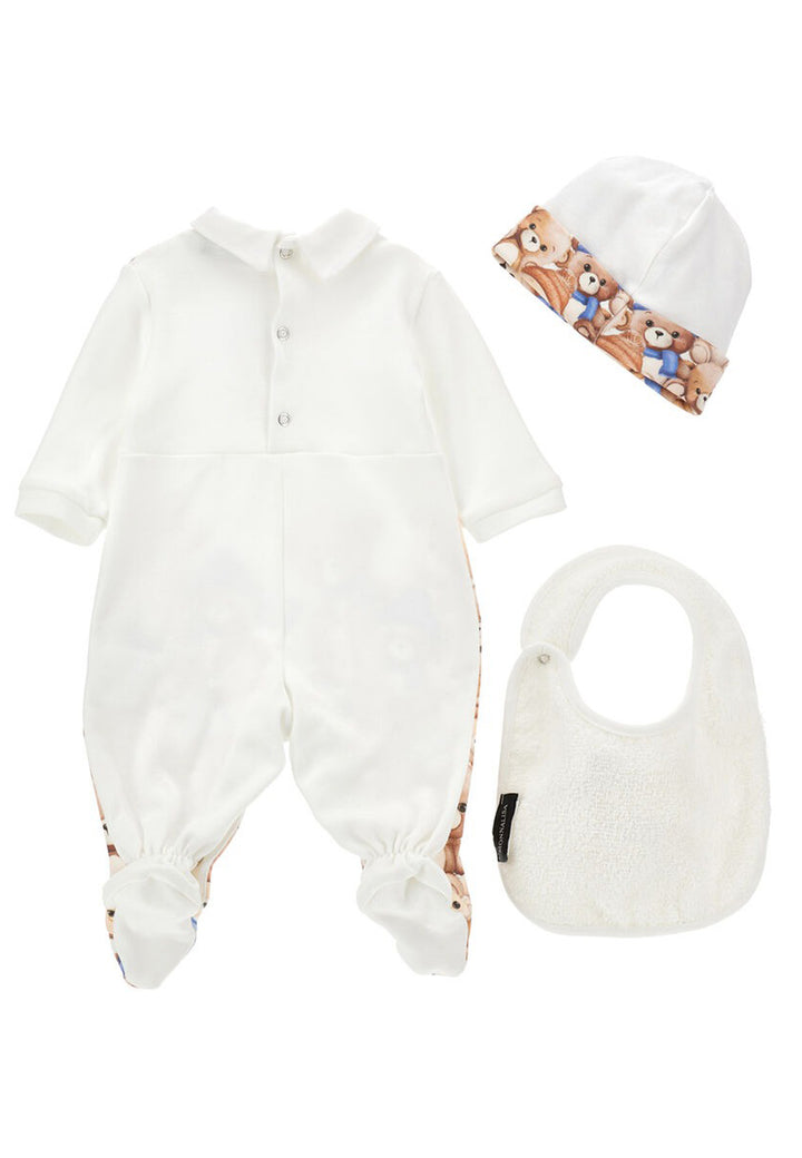 ViaMonte Shop | Monnalisa completo bianco neonata in cotone