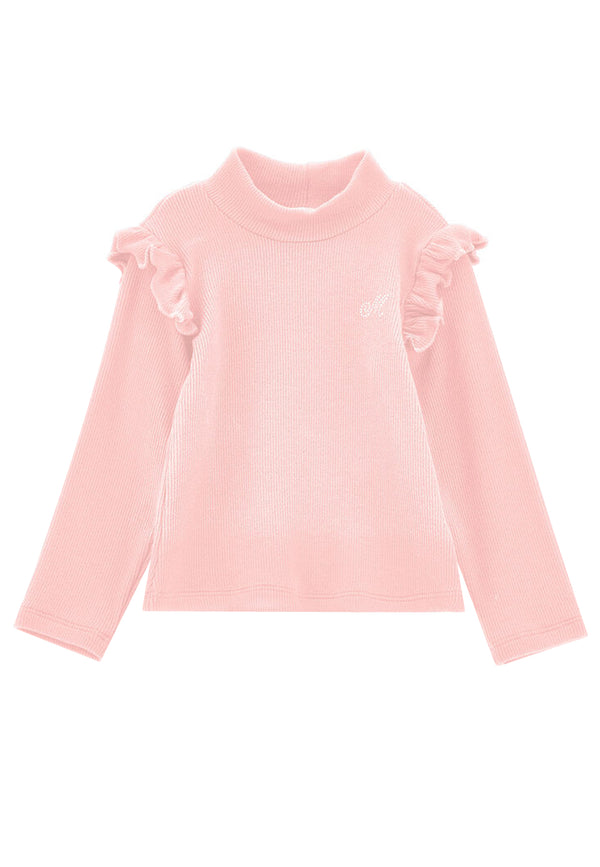 ViaMonte Shop | Monnalisa maglia rosa neonata in cotone