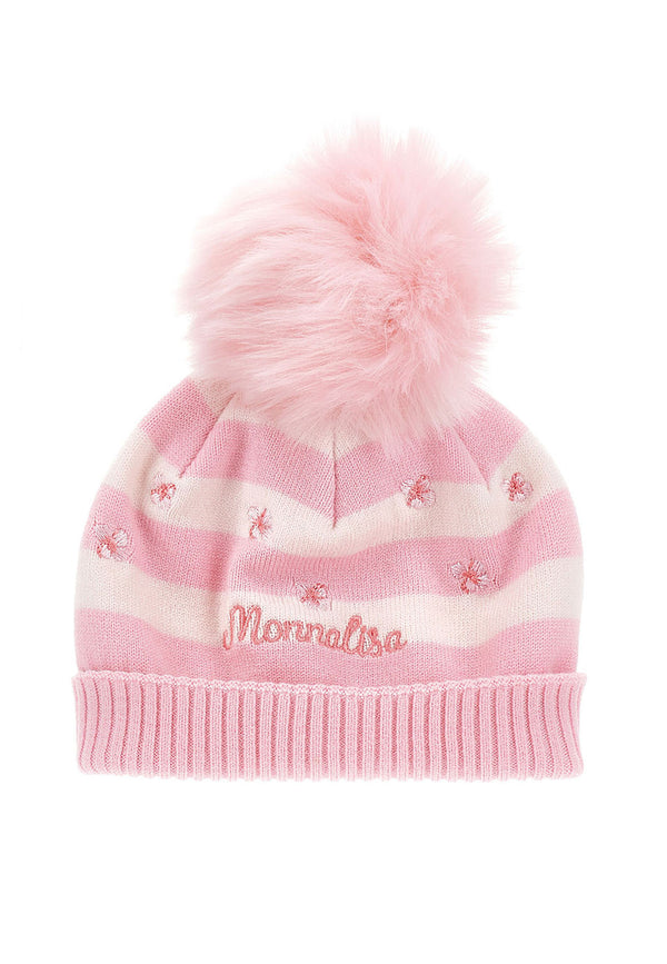 ViaMonte Shop | Monnalisa cappello rosa neonata in viscosa