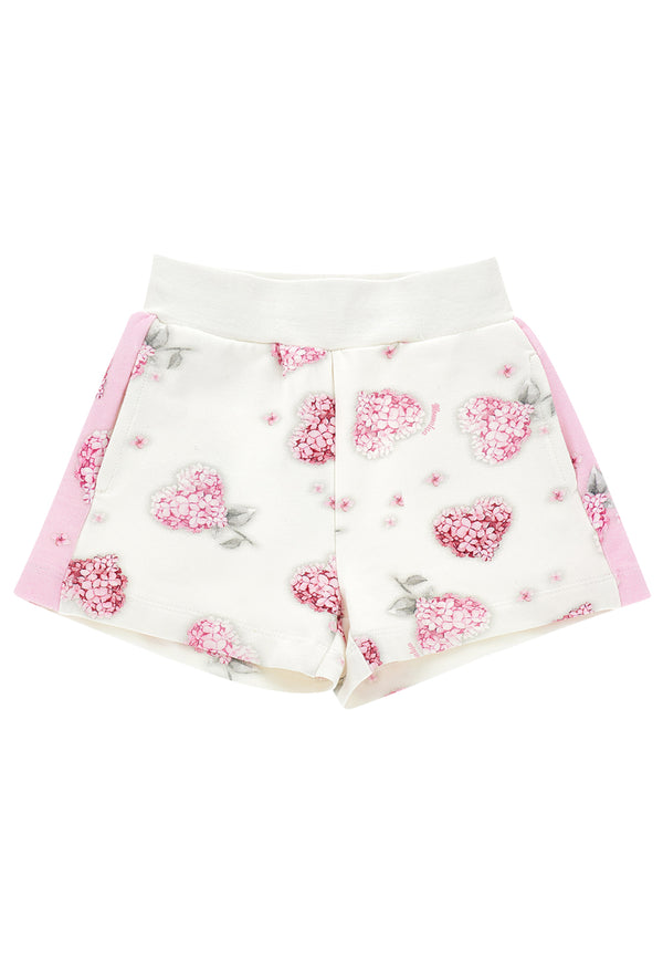 ViaMonte Shop | Monnalisa shorts panna neonata in cotone