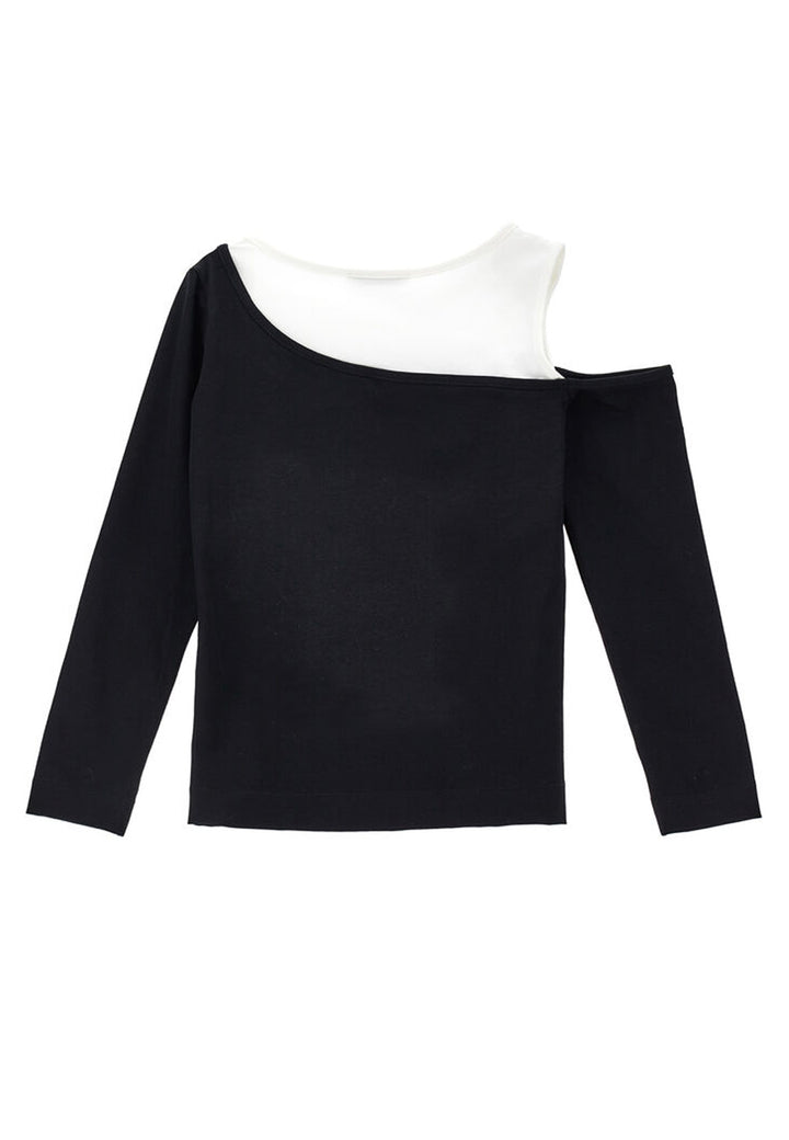 ViaMonte Shop | Monnalisa maglia nera bambina in cotone