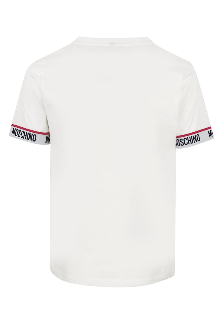 ViaMonte Shop | Moschino t-shirt bianca uomo in cotone