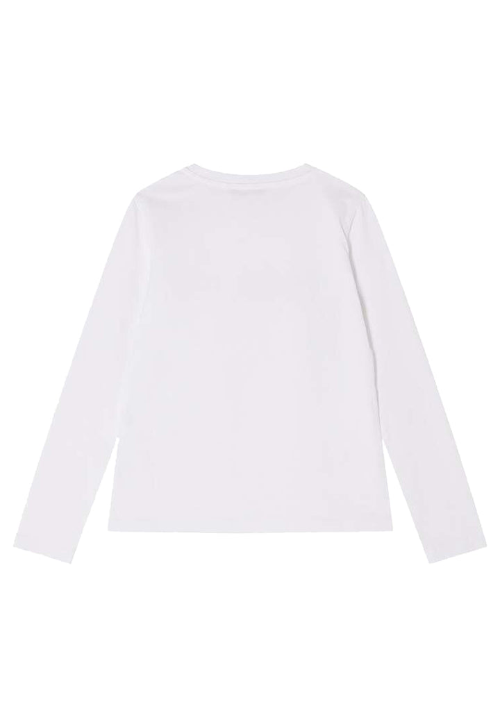 ViaMonte Shop | Patrizia Pepe t-shirt bianca bambina in cotone