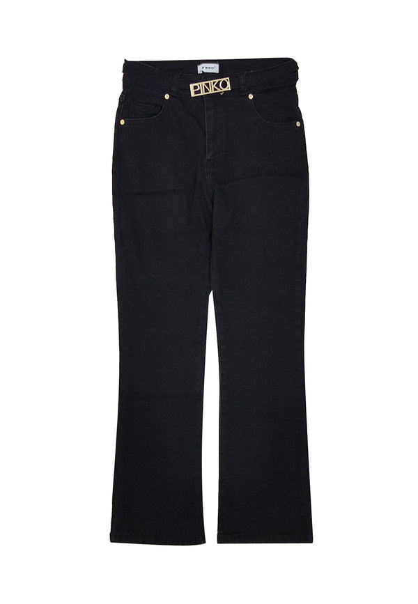 ViaMonte Shop | Pinko jeans nero bambina in denim