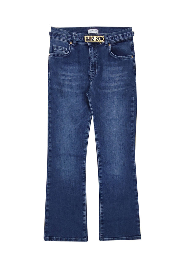 ViaMonte Shop | Pinko jeans blu bambina in denim