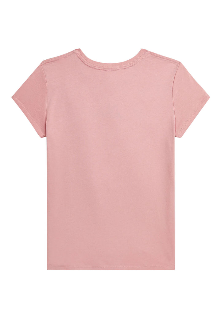 ViaMonte Shop | Ralph Lauren t-shirt rosa bambina in cotone