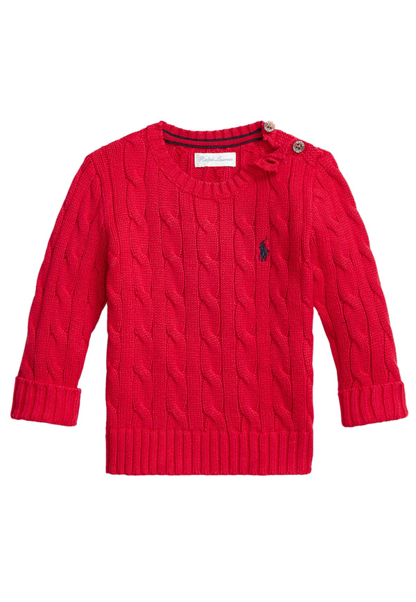 ViaMonte Shop | Ralph Lauren maglia rossa neonato in cotone