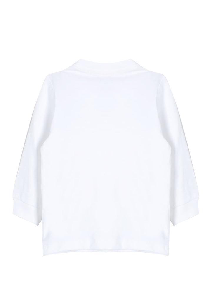 ViaMonte Shop | Ralph Lauren t-shirt bianca neonato in cotone