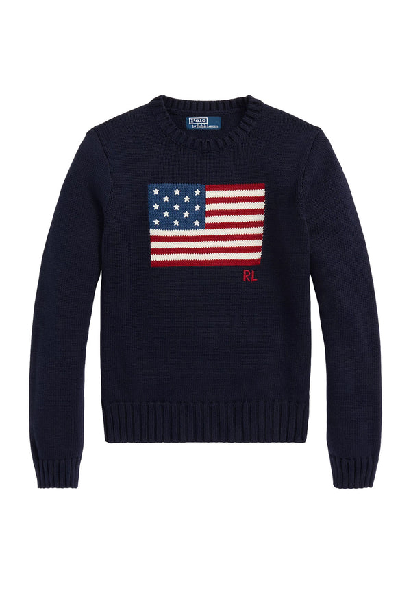 ViaMonte Shop | Ralph Lauren maglia blu bambino in cotone