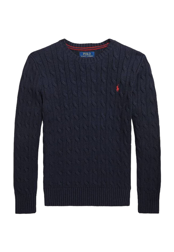 ViaMonte Shop | Ralph Lauren maglia blu navy bambino in cotone