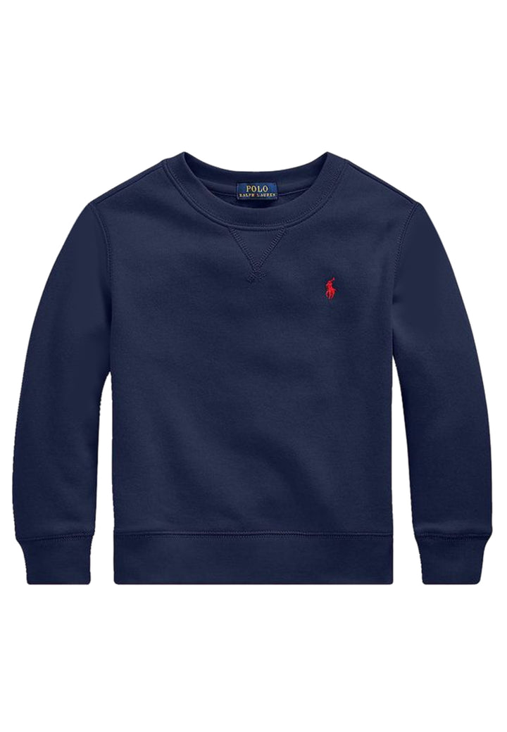 ViaMonte Shop | Ralph Lauren felpa blu bambino in cotone