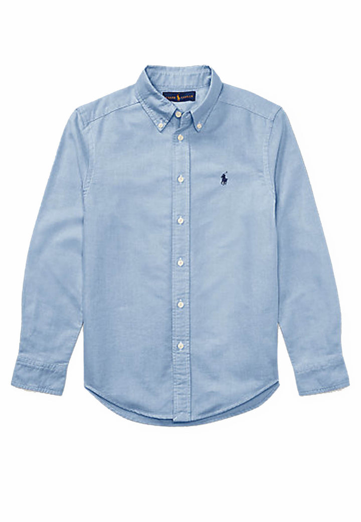 ViaMonte Shop | Ralph Lauren camicia azzurra bambino in cotone