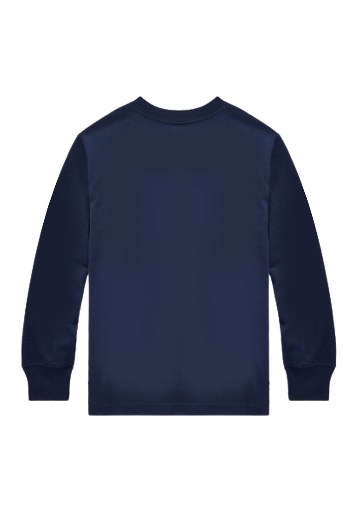 ViaMonte Shop | Ralph Lauren t-shirt blu navy bambino in cotone