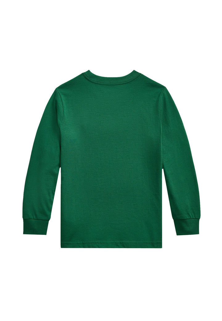 ViaMonte Shop | Ralph Lauren t-shirt verde bambino in cotone