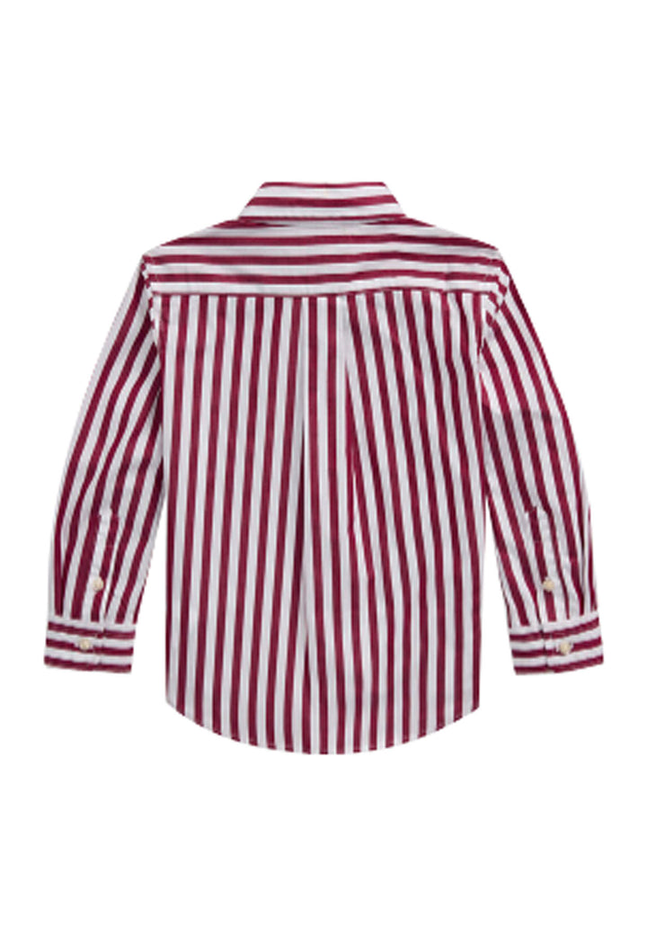 ViaMonte Shop | Ralph Lauren camicia bianca/rossa bambino in cotone