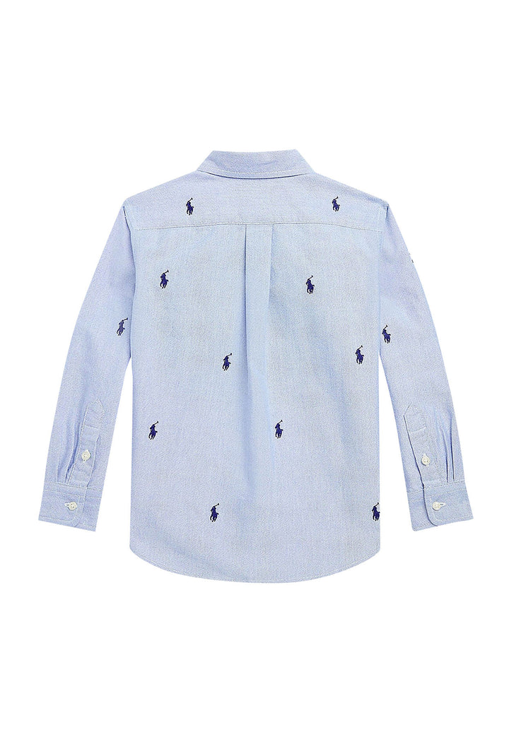 ViaMonte Shop | Ralph Lauren camicia azzurra bambino in cotone