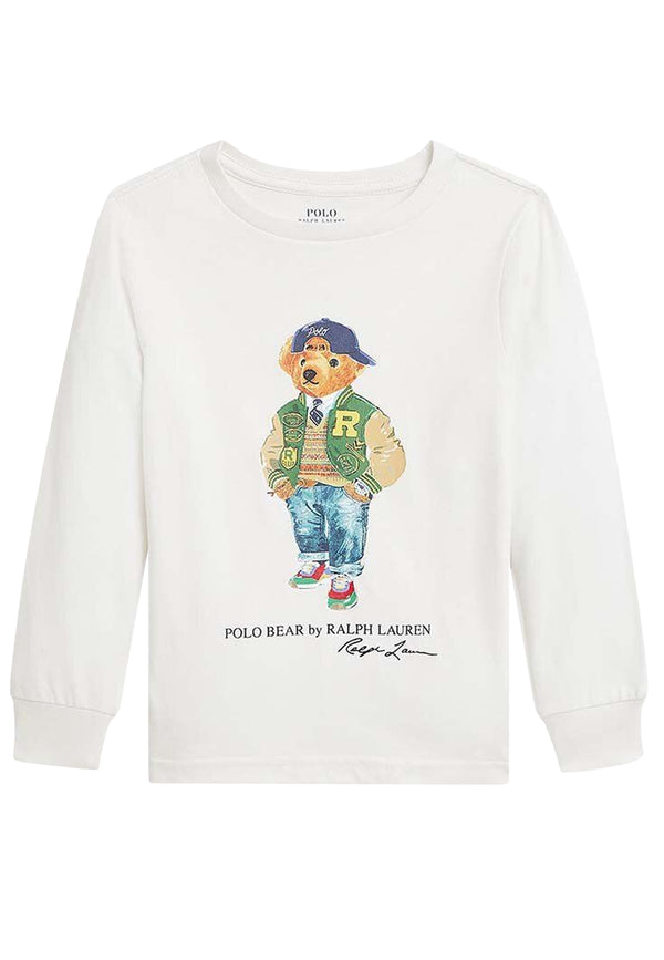 ViaMonte Shop | Ralph Lauren t-shirt bianca bambino in cotone