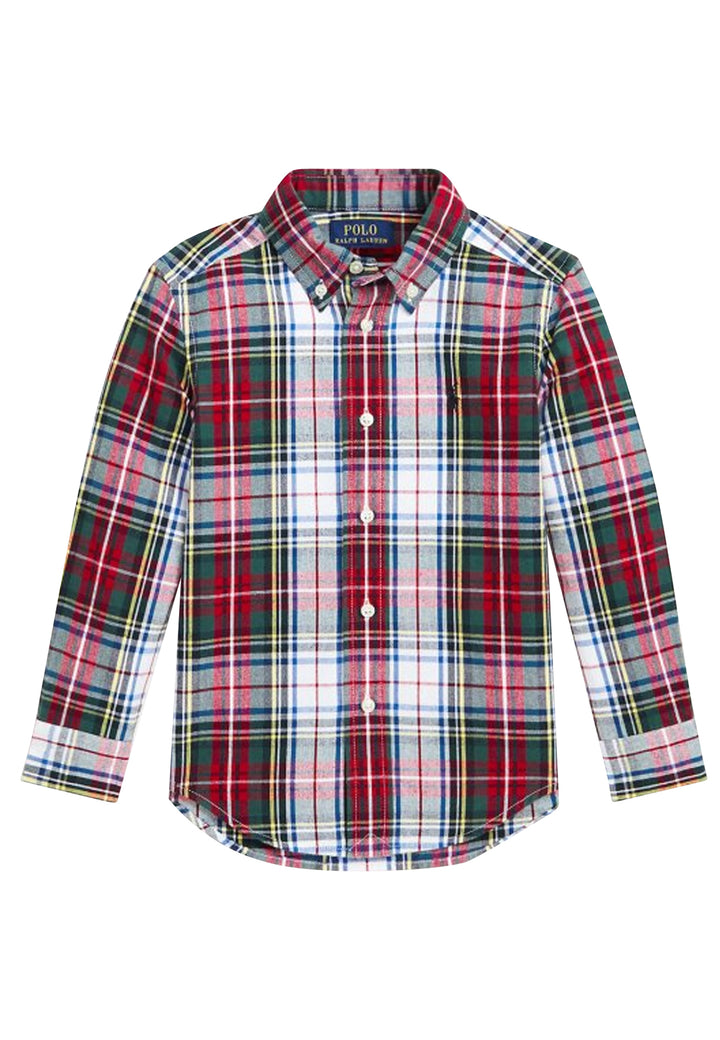 ViaMonte Shop | Ralph Lauren camicia multicolor neonato in cotone