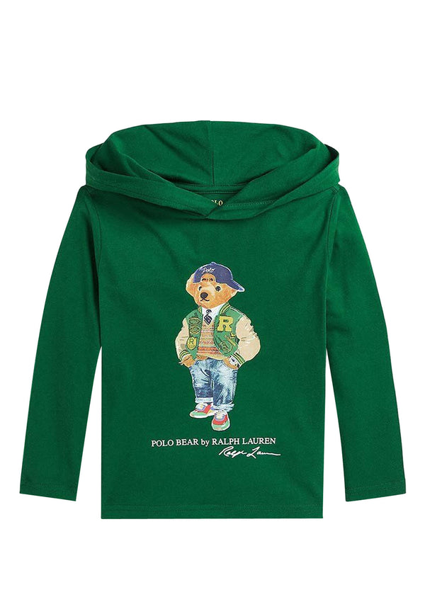 ViaMonte Shop | Ralph Lauren t-shirt verde bambino in cotone