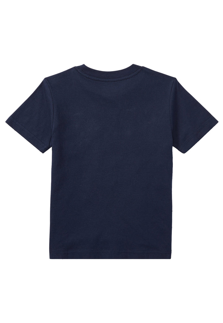 ViaMonte Shop | Ralph Lauren t-shirt blu navy bambino in cotone