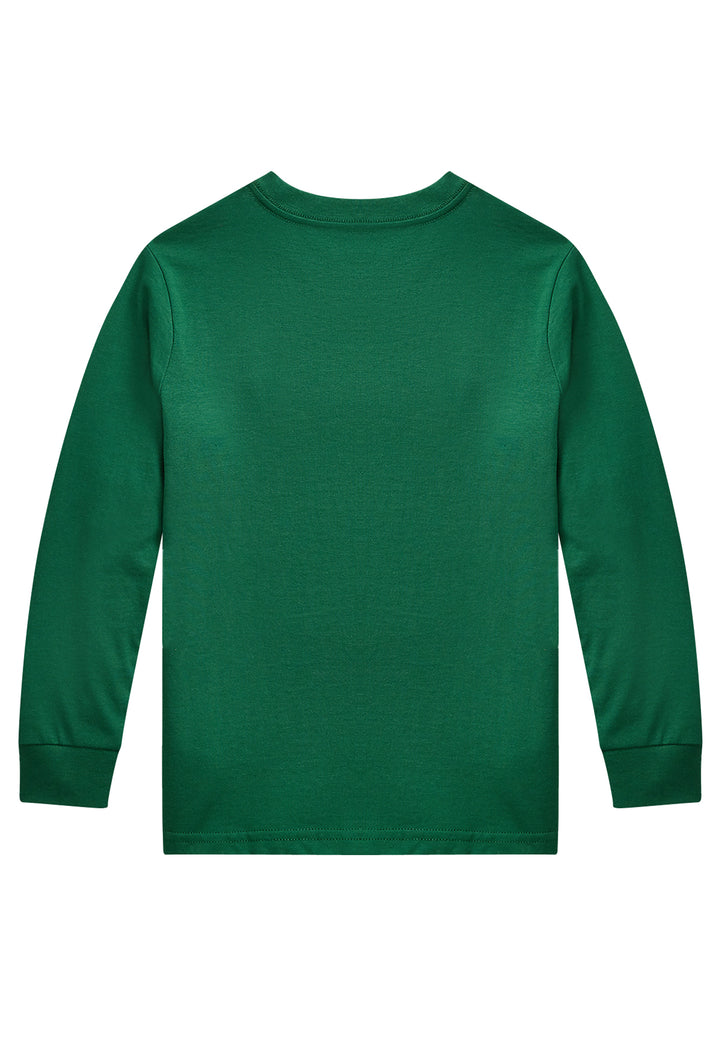 ViaMonte Shop | Ralph Lauren t-shirt verde bambino in cotone