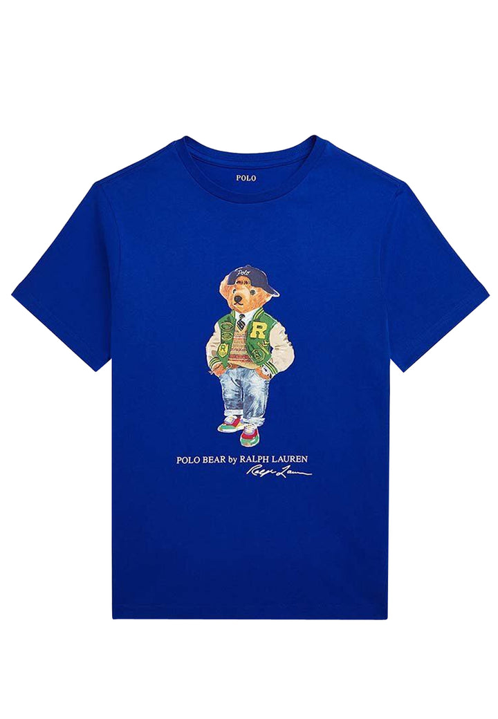 ViaMonte Shop | Ralph Lauren t-shirt blu bambino in cotone