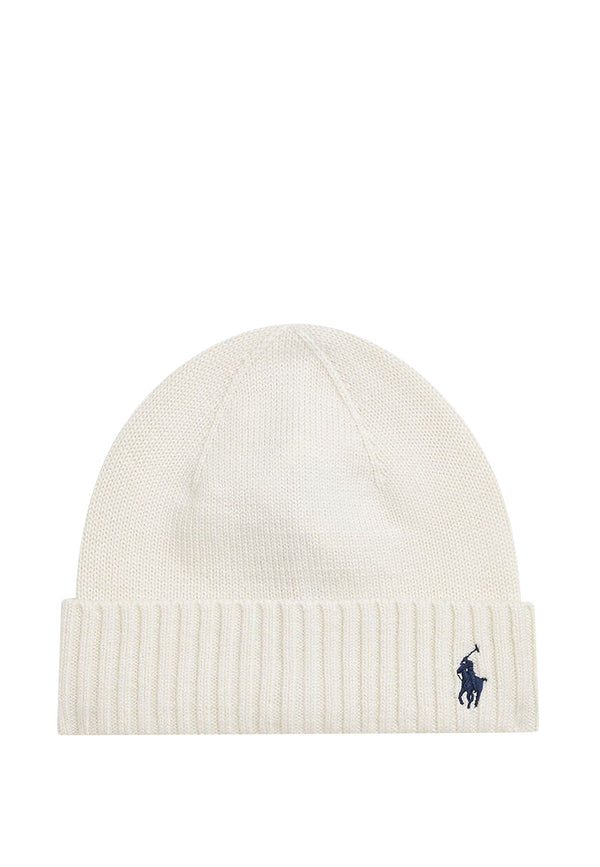 ViaMonte Shop | Ralph Lauren cappello bianco bambino in pura lana