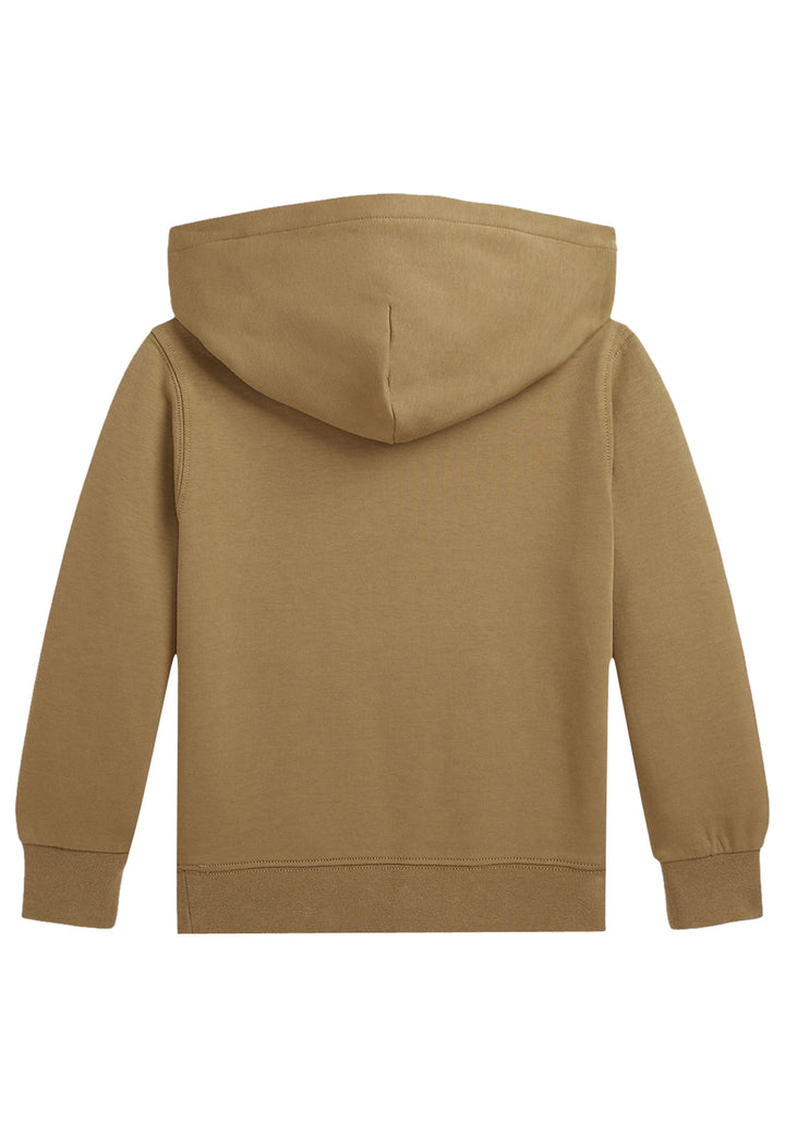 ViaMonte Shop | Ralph Lauren felpa beige bambino in cotone