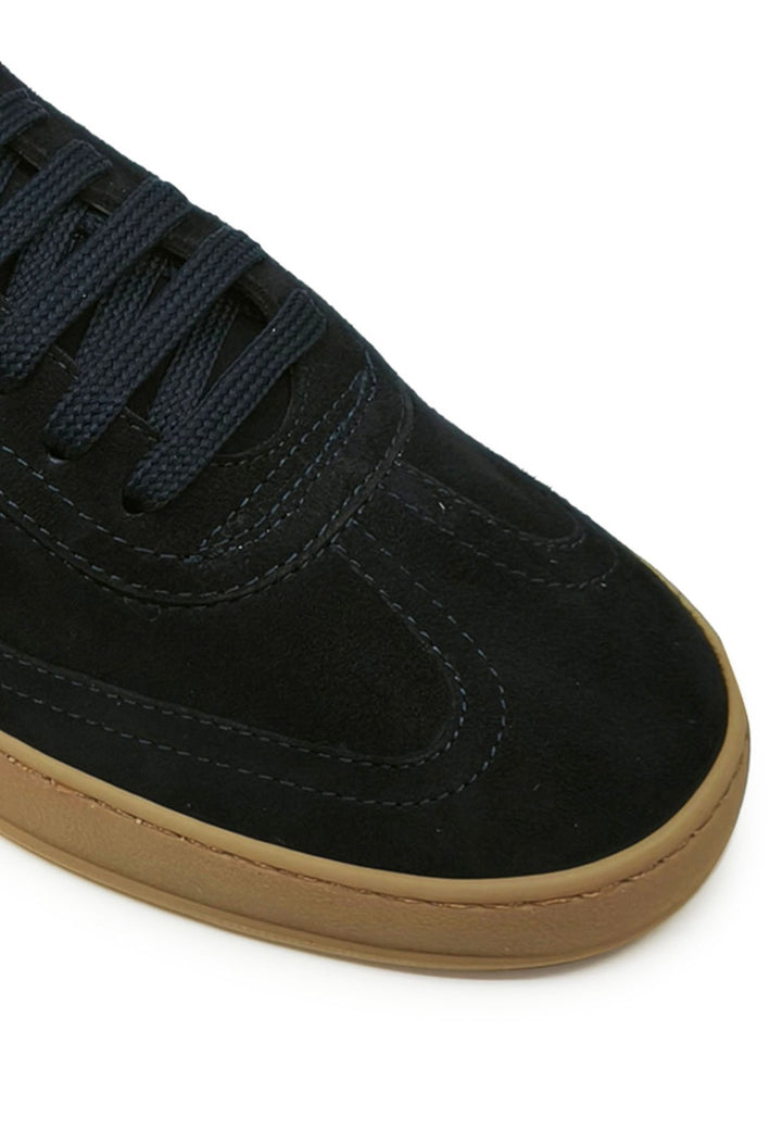 ViaMonte Shop | Soldini 80 sneakers blu uomo in vero suede