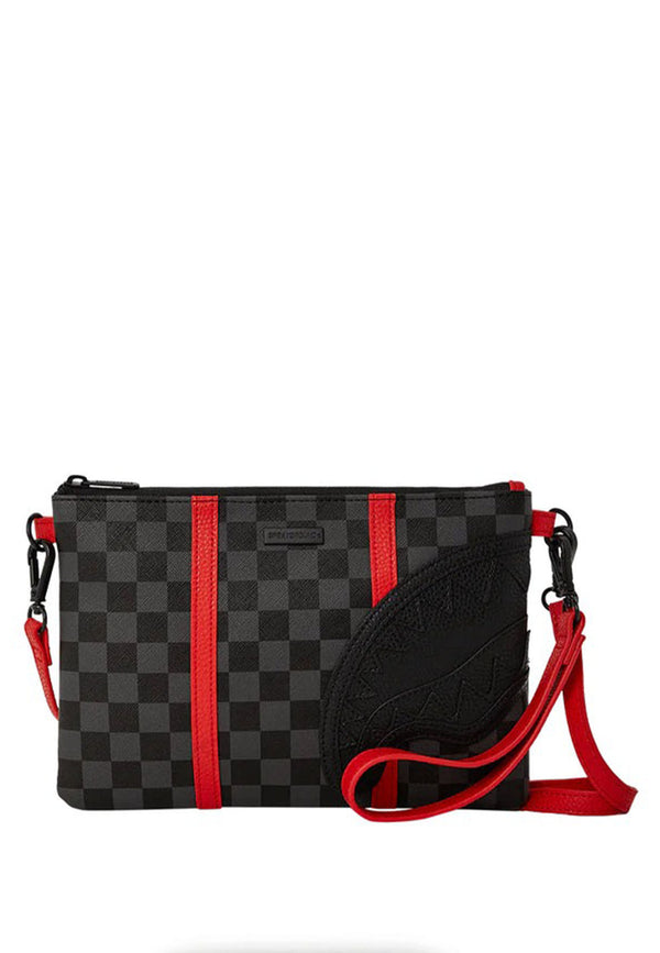 ViaMonte Shop | Sprayground pochette nera unisex in pelle vegana