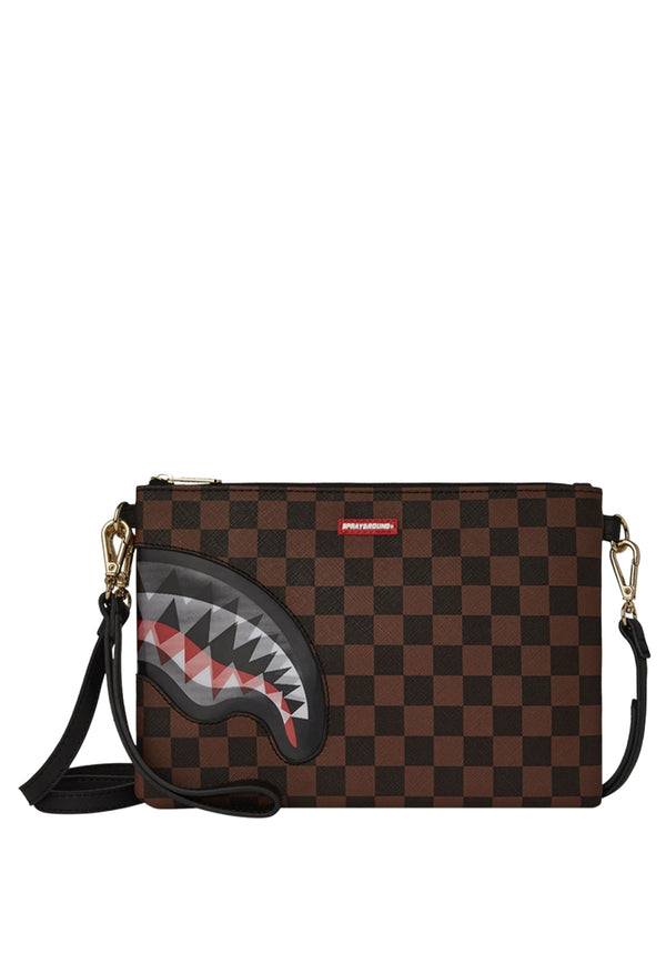 ViaMonte Shop | Sprayground pochette marrone unisex in pvc