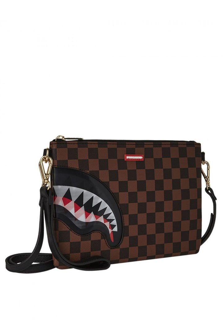 ViaMonte Shop | Sprayground pochette marrone unisex in pvc