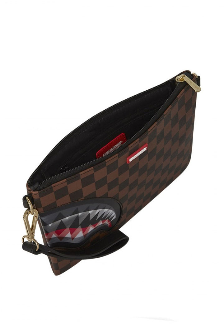 ViaMonte Shop | Sprayground pochette marrone unisex in pvc