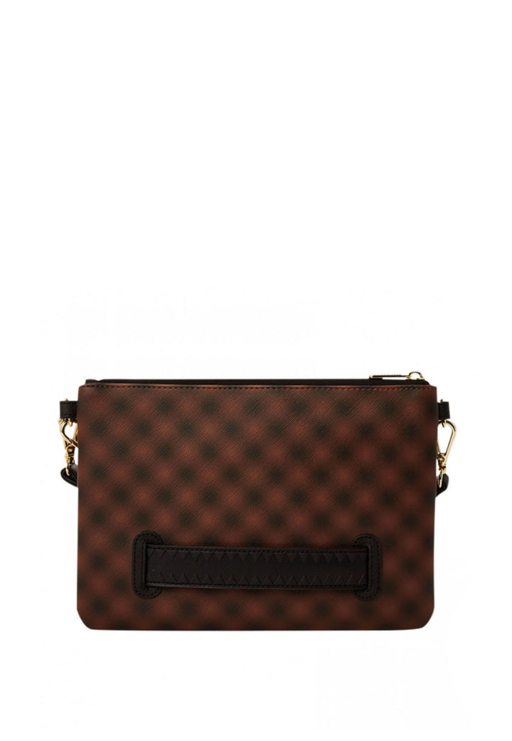 ViaMonte Shop | Sprayground pochette marrone unisex in pelle vegana