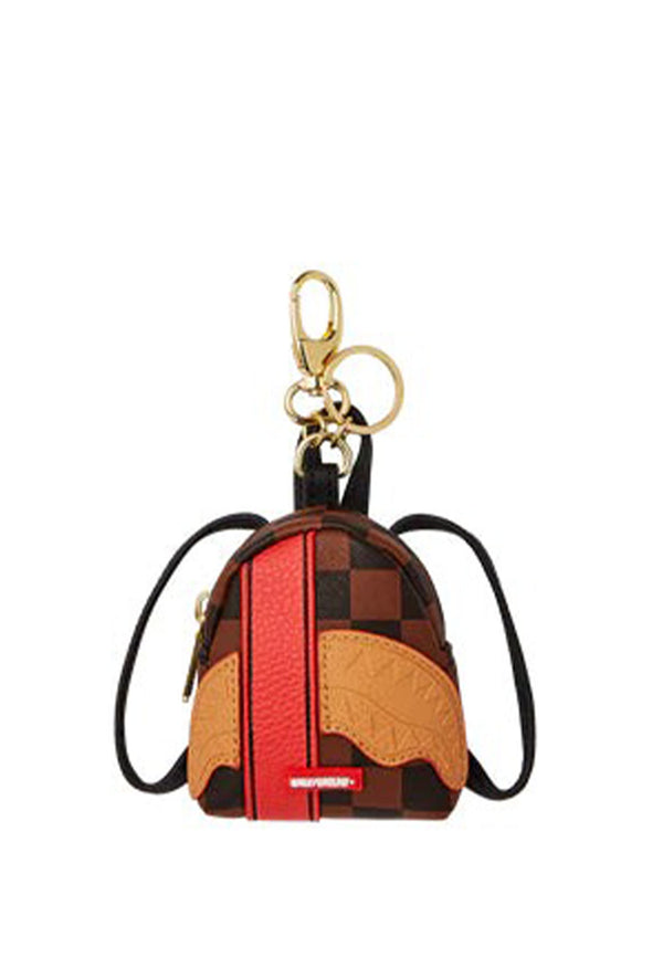 ViaMonte Shop | Sprayground portachiavi unisex marrone in pelle vegana