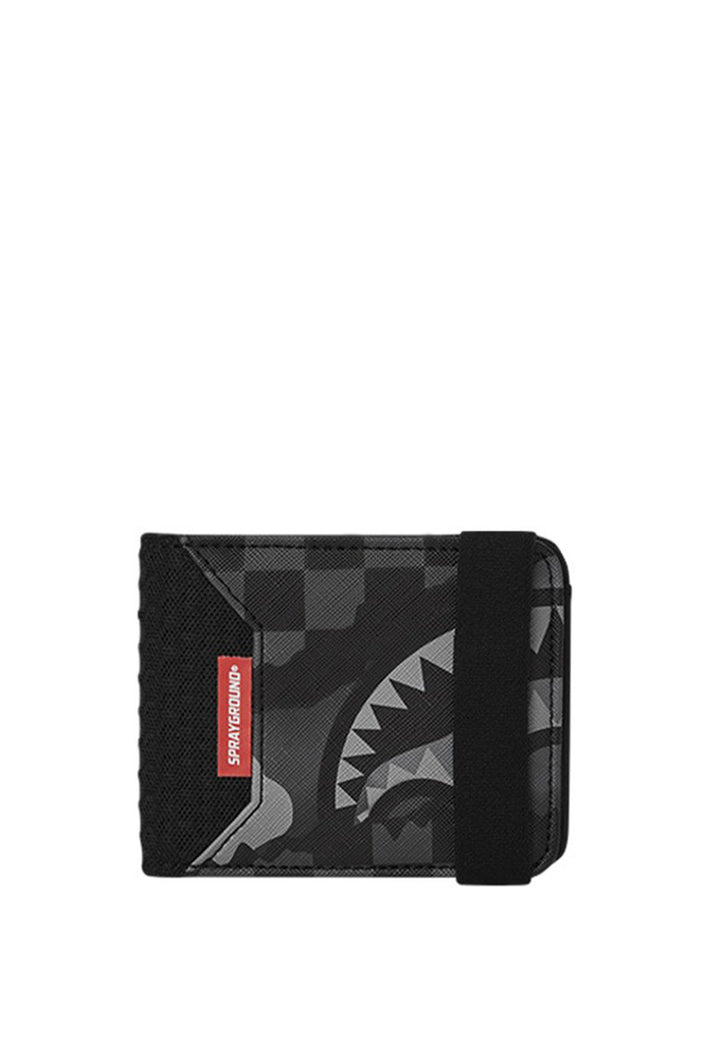 ViaMonte Shop | Sprayground portafoglio nero unisex in pelle vegana