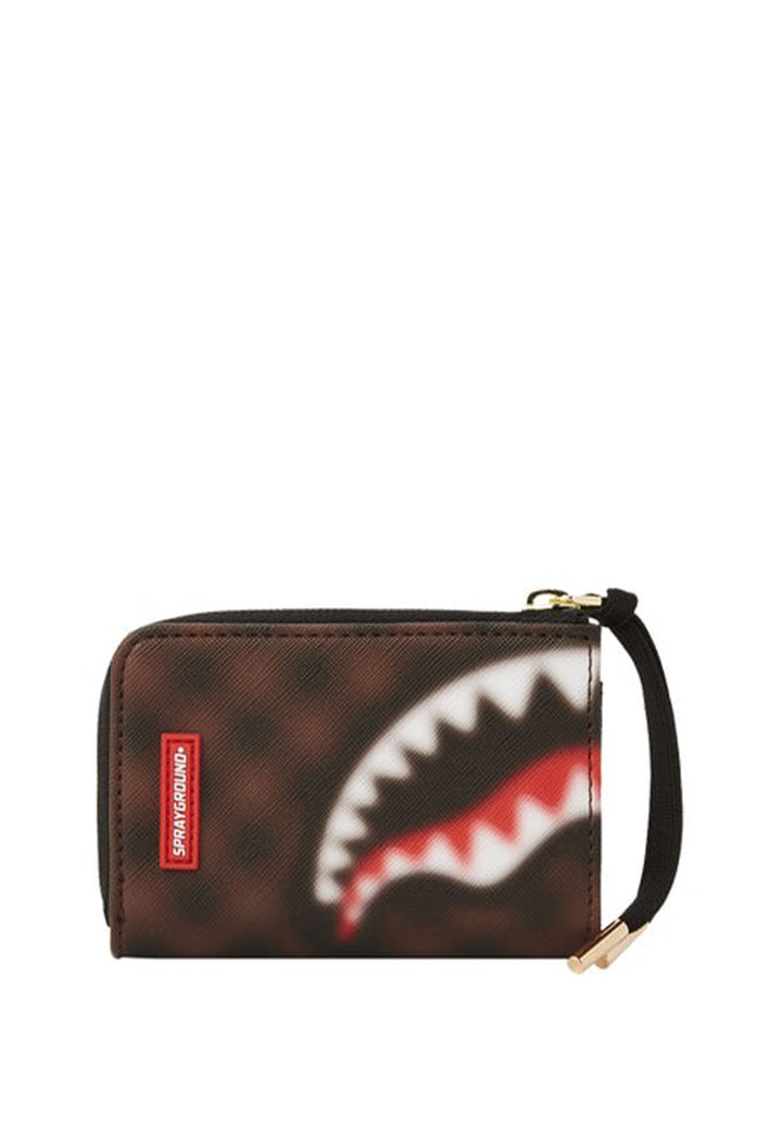 ViaMonte Shop | Sprayground portafoglio marrone unisex in pelle vegana