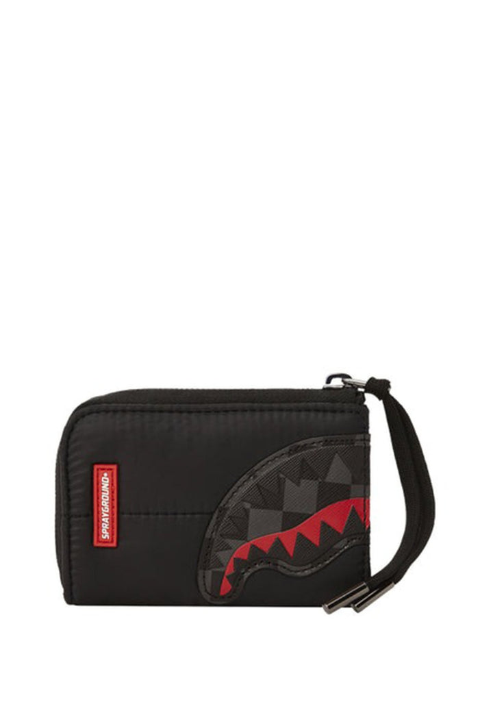 ViaMonte Shop | Sprayground portafoglio nero unisex in pelle vegana e nylon