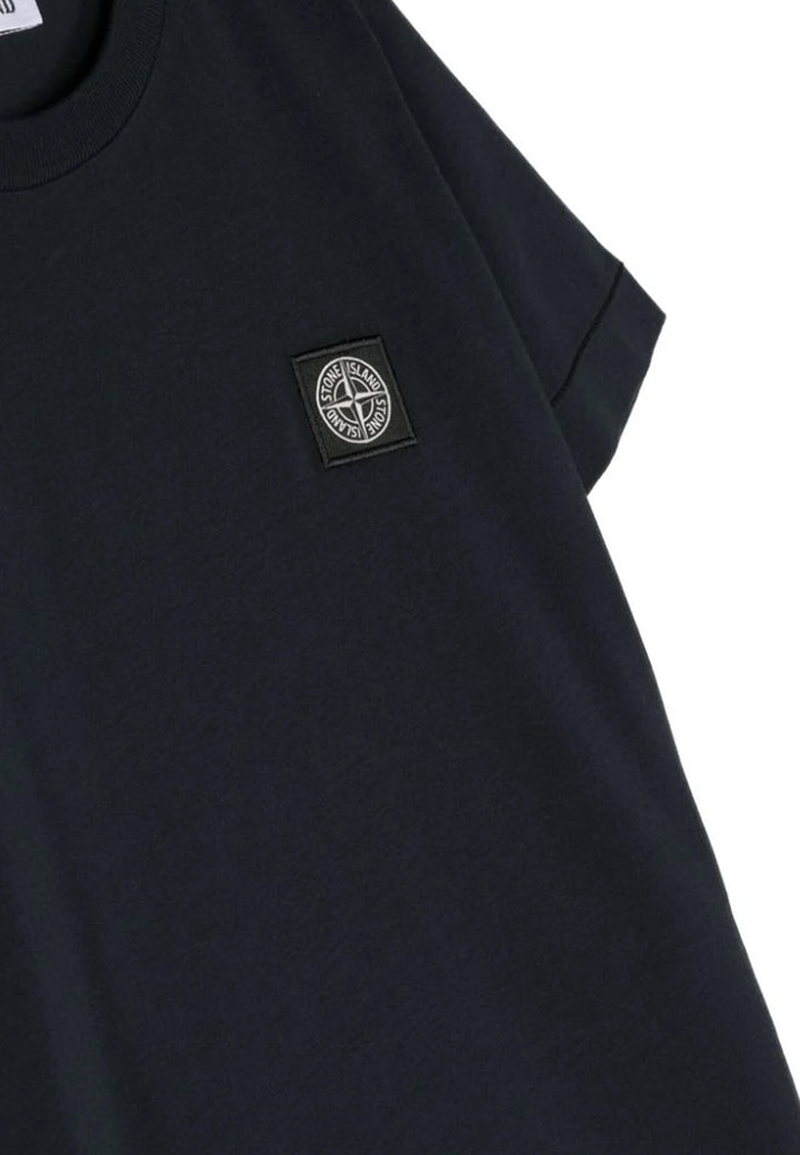 ViaMonte Shop | Stone Island t-shirt blu bambino in cotone