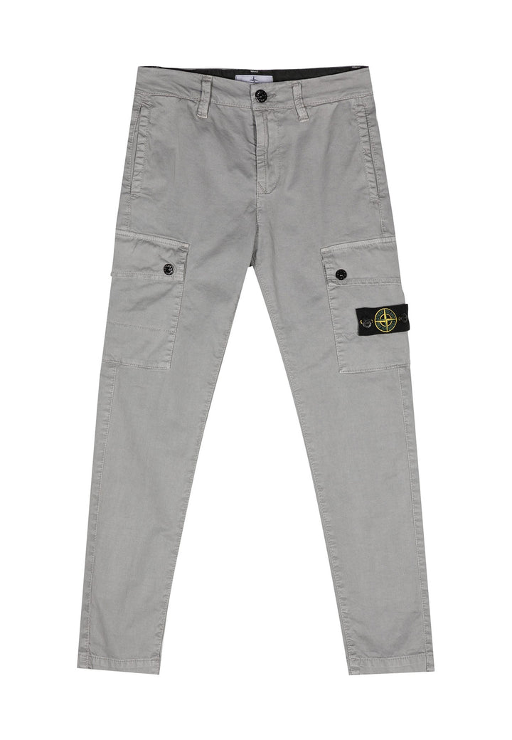 ViaMonte Shop | Stone Island pantalone grigio bambino in cotone