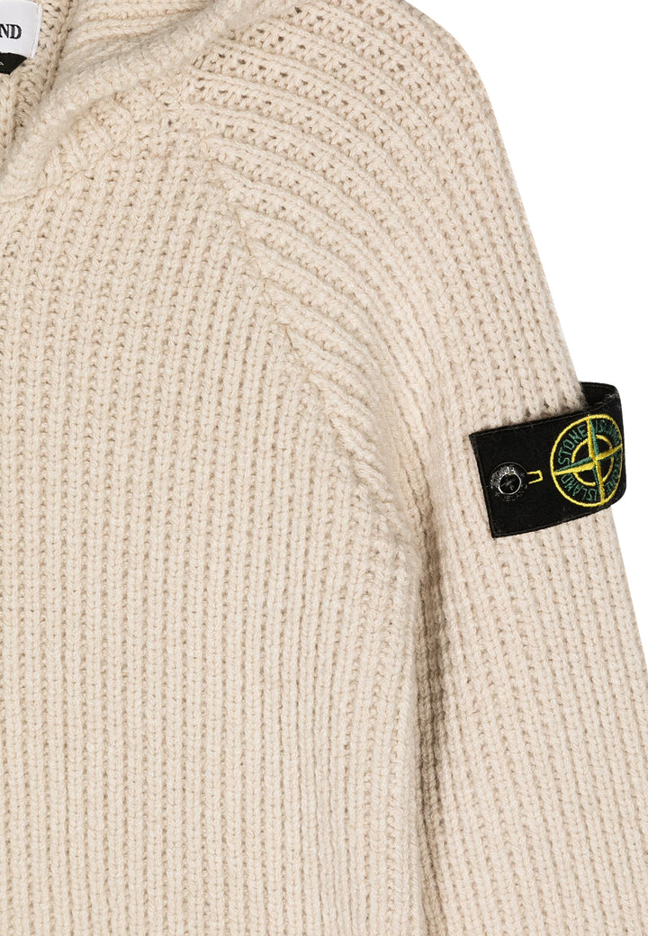 ViaMonte Shop | Stone Island maglia beige bambino in lana