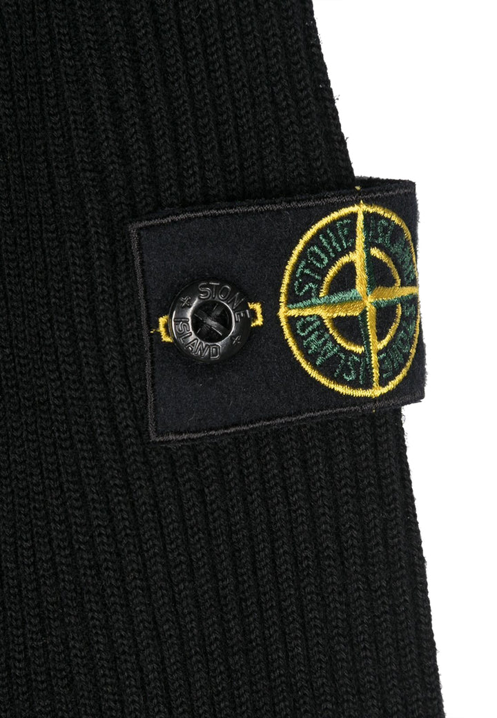 ViaMonte Shop | Stone Island maglia nera bambino in lana