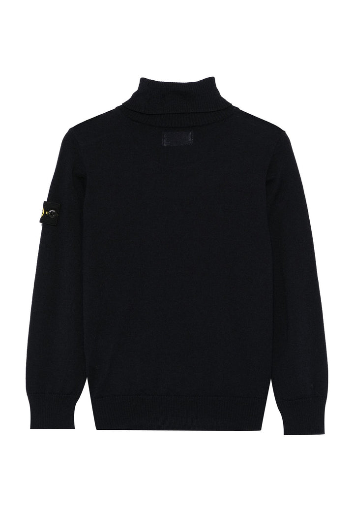 ViaMonte Shop | Stone Island maglia blu navy bambino in lana