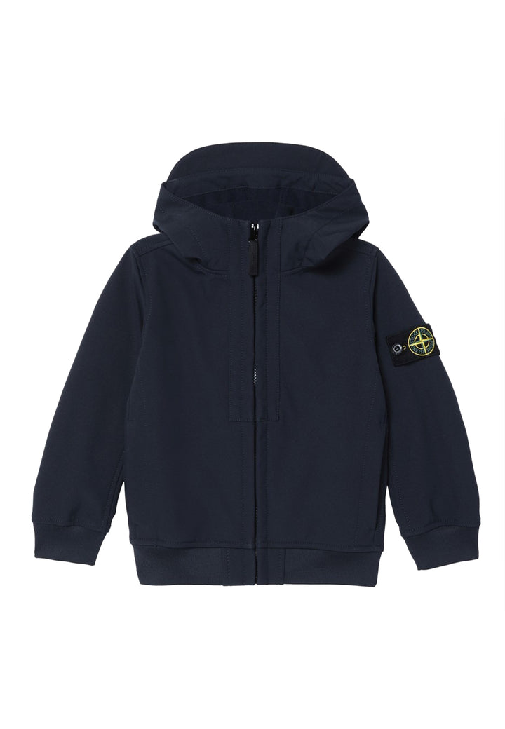 ViaMonte Shop | Stone Island giubbino blu navy bambino in tessuto tecnico